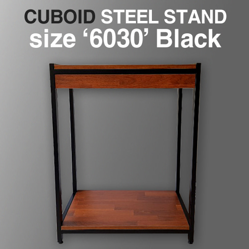 큐보이드 스틸스탠드 블랙 2자 슈퍼슬림 (6030)